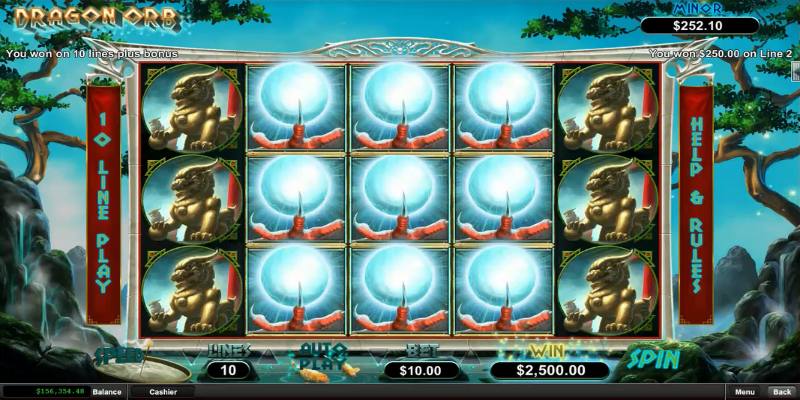 rtg games online casino dragon orb