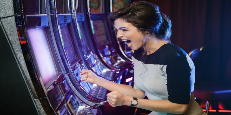 woman slot casino great win