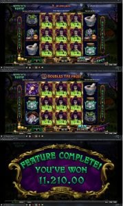 "Witch's Brew" rtg slot win