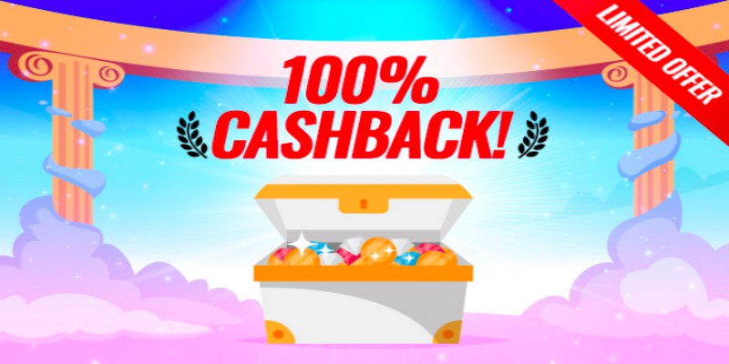 online casino promo 100% cashback