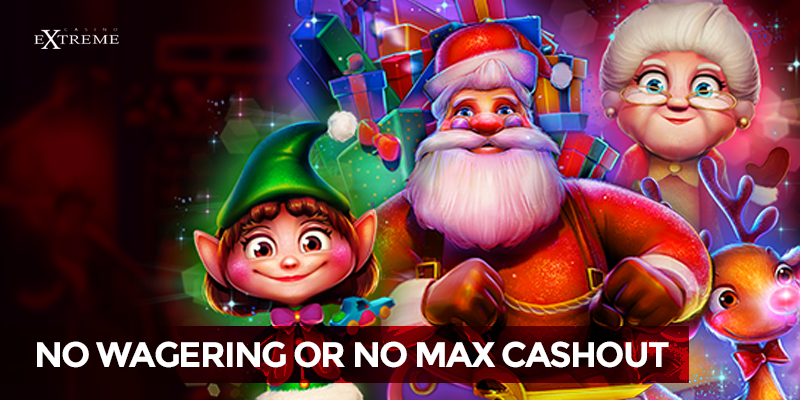 No Wagering or No Max Cashout Bonus – You Choose!
