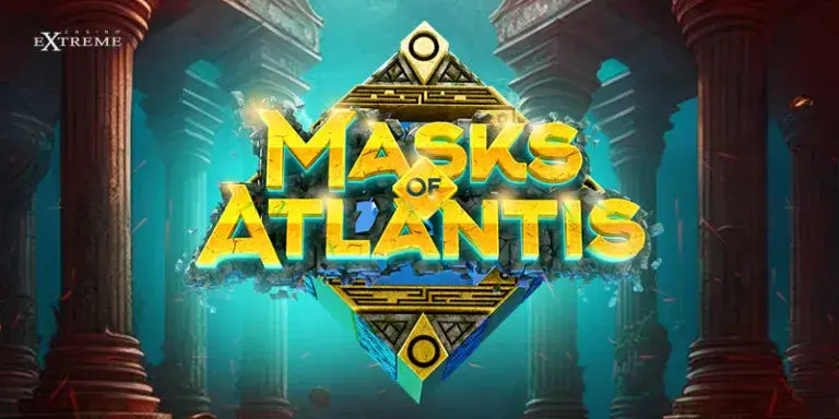 Grand Entry of Masks of Atlantis Slot with 30 Free Spins