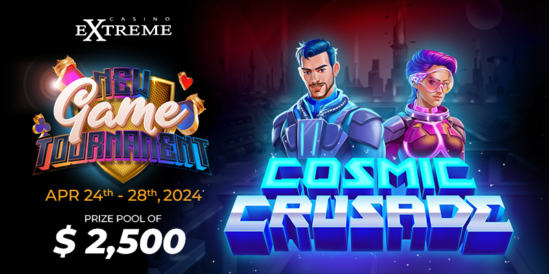 Welcome Cosmic Crusade with 300% Boost & 50 Spins