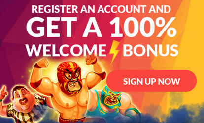 Register an Account and Get a 100% Welcome Bonus